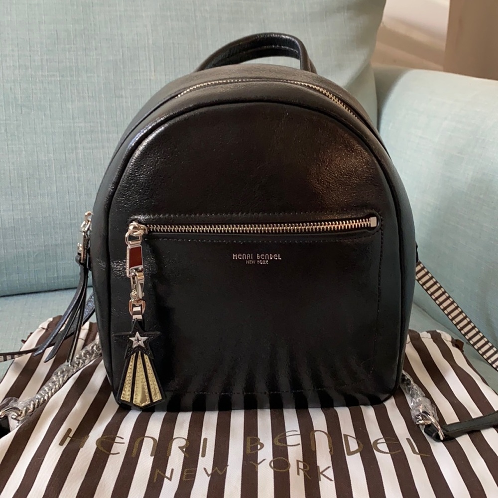 Henri Bendel About Town Shimmer Backpack